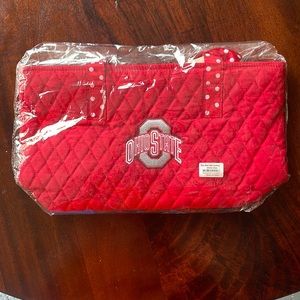 Ohio state quilted shoulder bag